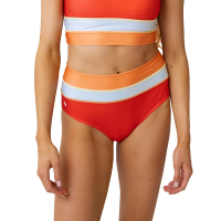 Women's Nani Swimwear Colorblock Swim Bottoms Medium Poppy