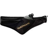 Adult Nathan Sports Peak Hydration Waist Pack Belt Black Gold