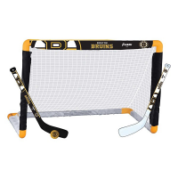 Franklin Sports NHL Boston Bruins Mini Hockey Set