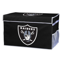 Franklin Sports Las Vegas Raiders Collapsible Footlocker Storage Bin