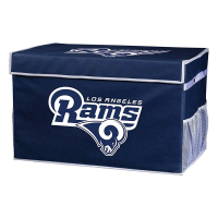 Franklin Sports Los Angeles Rams Collapsible Footlocker Storage Bin