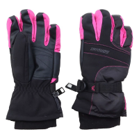 Kids' Gordini AquaBloc Gloves Small Black/Dark Pink