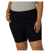 Women's Lee Regular Fit Bermuda Chino Shorts 22W Black