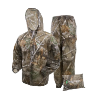 Men's Frogg Toggs Ultra-Lite2 Rain Pants and Hunting Rain Jacket Large Realtree Edge