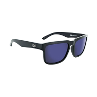 Men's Optic Nerve Mashup Polarized Sunglasses Black/Smoke Blue Mirror