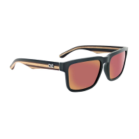 Men's Optic Nerve Mashup Polarized Sunglasses Woodgrain/Red Mirror