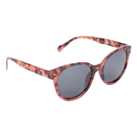 Women's Optic Nerve Hotplate Polarized Sunglasses Shiny Cranberry Tortoise/Smoke