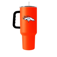 Logo Brands Denver Broncos 40oz. Flipside Powder Coat Travel Tumbler