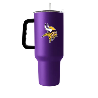 Logo Brands Minnesota Vikings 40oz. Flipside Powder Coat Travel Tumbler