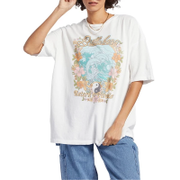 Women's Billabong Return To Paradise T-Shirt Small Salt Crystal