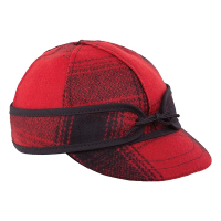 Stormy Kromer The Lil' Kromer Hunting Fitted Cap Youth Newborn Red/Black Plaid