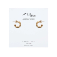 Bryan Anthonys Unstoppable Mini Hoop Earrings Gold