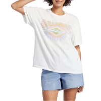 Women's Billabong Around The Sun T-Shirt Small Salt Crystal