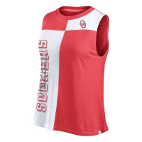 Fanatics Women's Oklahoma Sooners Colorblock Script Tank