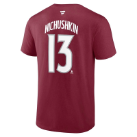 Colorado Avalanche Fanatics Valeri Nichushkin #13 Name & Number T-Shirt Small Garnet