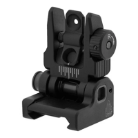 UTG ACCU Sync Spring Loaded AR15 Flip up Rear Sight