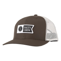 Men's Salty Crew Pinnacle 2 Retro Trucker Snapback Hat One Size Military/Silver