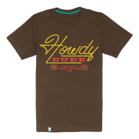 Men's Sendero Provisions Co. Howdy Dude T-Shirt Small Mahagony