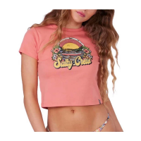 Women's Salty Crew On Vacation T-Shirt Small Blush