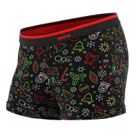 Men's BN3TH Classic Trunk Print Boxer Briefs Underwear Small Neon Christmas