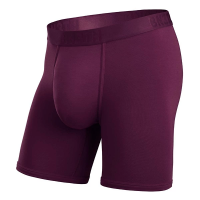 Men's BN3TH Classic Solid Boxer Briefs Underwear XSmall Cabernet