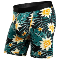 Men's BN3TH Classic Print Boxer Briefs Underwear Small Tropical Floral Black