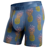 Men's BN3TH Classic With Fly Print Boxer Briefs Underwear Small Pineapple Fade - Fog