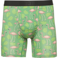 Men's BN3TH Classic With Fly Print Boxer Briefs Underwear Large Flamingos - Spruce