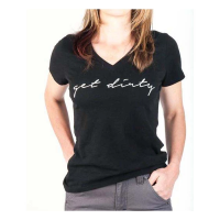 Women's Dovetail Workwear Get Dirty T-Shirt XLarge Black