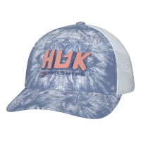 Men's Huk Aqua Dye Trucker Adjustable Hat Quiet Harbor