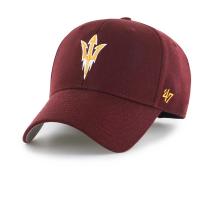 Arizona State Sun Devils 47 Brand Mvp Adjustable Hat One Size Maroon