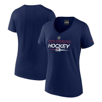 Women's Colorado Avalanche Fanatics Hockey T-Shirt Small Navy