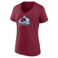 Women's Colorado Avalanche Fanatics Logo T-Shirt Large Garnet