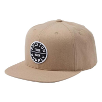 Brixton Oath III Snapback Hat One Size Sand