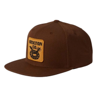 Brixton Homer Snapback Hat One Size Sepia