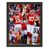 Highland Mint Kansas City Chiefs Patrick Mahomes #15 and Travis Kelce Sport Frame