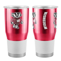 Logo Brands Wisconsin Badgers 30oz. Stainless Steel Tumbler