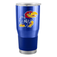 Logo Brands Kansas Jayhawks 30oz. Stainless Steel Tumbler