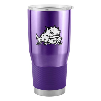 Logo Brands TCU Horned Frogs 30oz. Stainless Steel Tumbler