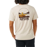 Men's Rip Curl Surf Revival Line Up T-Shirt Large Vintage White