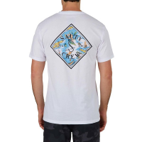 Men's Salty Crew Tippet Tropics Premium T-Shirt 2XLarge White