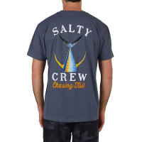 Men's Salty Crew Tailed Classic T-Shirt Medium Excaliber Heather