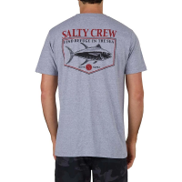 Men's Salty Crew Angler Classic T-Shirt Large Athletic Heather