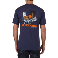 Men's Salty Crew Siesta Premium T-Shirt Medium Navy Heather