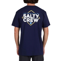 Men's Salty Crew No Slack Standard T-Shirt Large Navy