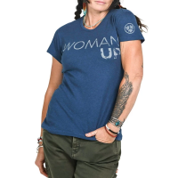 Women's Dovetail Workwear Woman Up T-Shirt Medium Dovetail Blue