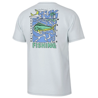 Men's Huk Dolphin Dreams T-Shirt 3XLarge White