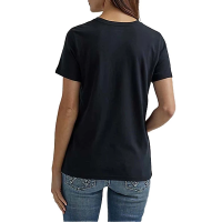 Women's Wrangler Western Long Live Cowboys T-Shirt Large Jet Black