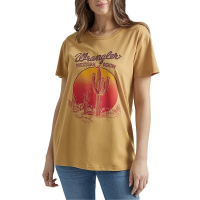 Women's Wrangler Rodeo Dream Boyfriend T-Shirt XSmall Gold