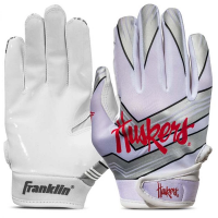 Franklin Sports Nebraska Cornhuskers Youth Reciever Gloves